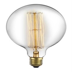 Globe Edison 125Ø 60W E27 amber