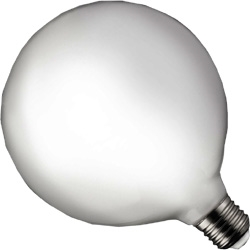 LED Globe Opal 8W 125Ø E27 680lm 3 trins dæmpbar