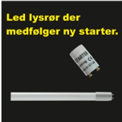 LED lysrør T8 1,2m T8 18W 1700lm 180° 4000K