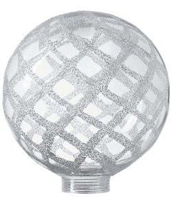 Samlepære Globe glas Iskrystal klar 100Ø 24mm gevind (Passer til adaptor 7001014 og 7001027)